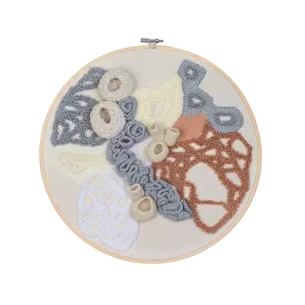 32 CM 3D Embroidered Hoop Organic