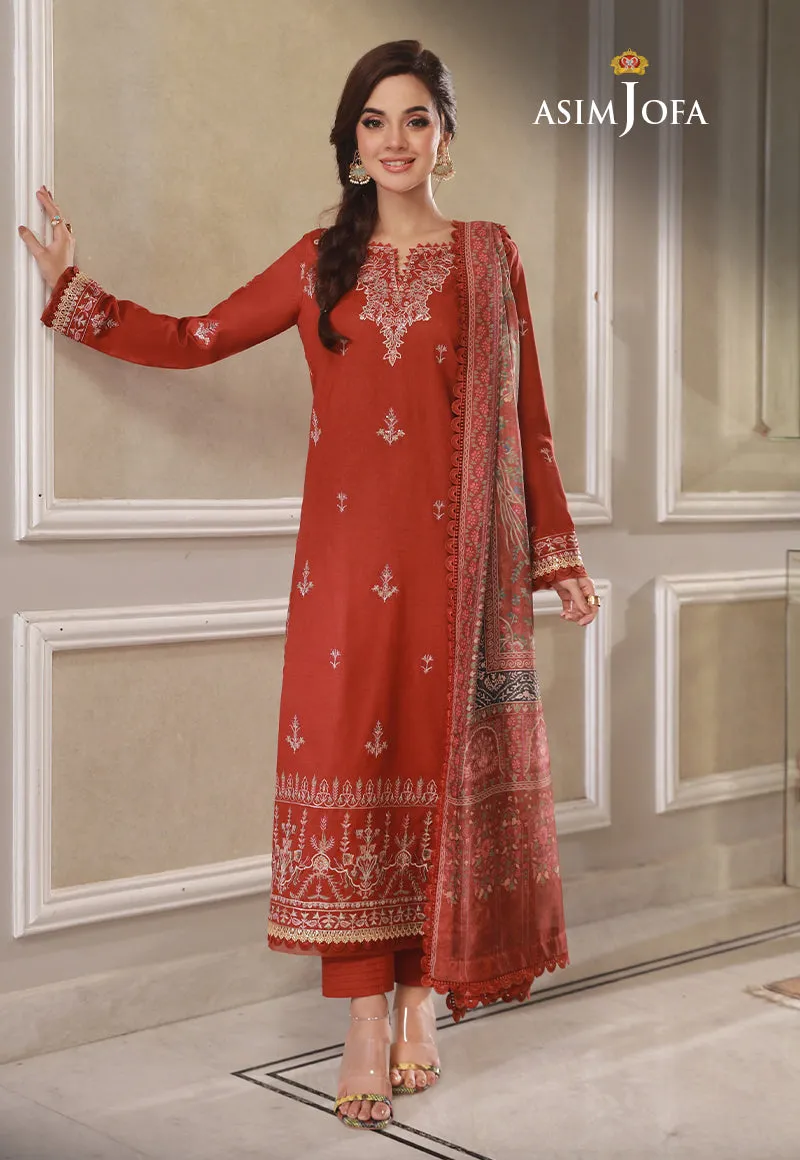 AJAS-23 EMBROIDERED CAMBRIC (3-Pcs)