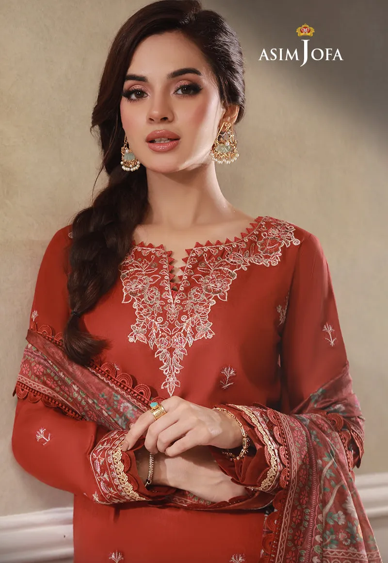 AJAS-23 EMBROIDERED CAMBRIC (3-Pcs)