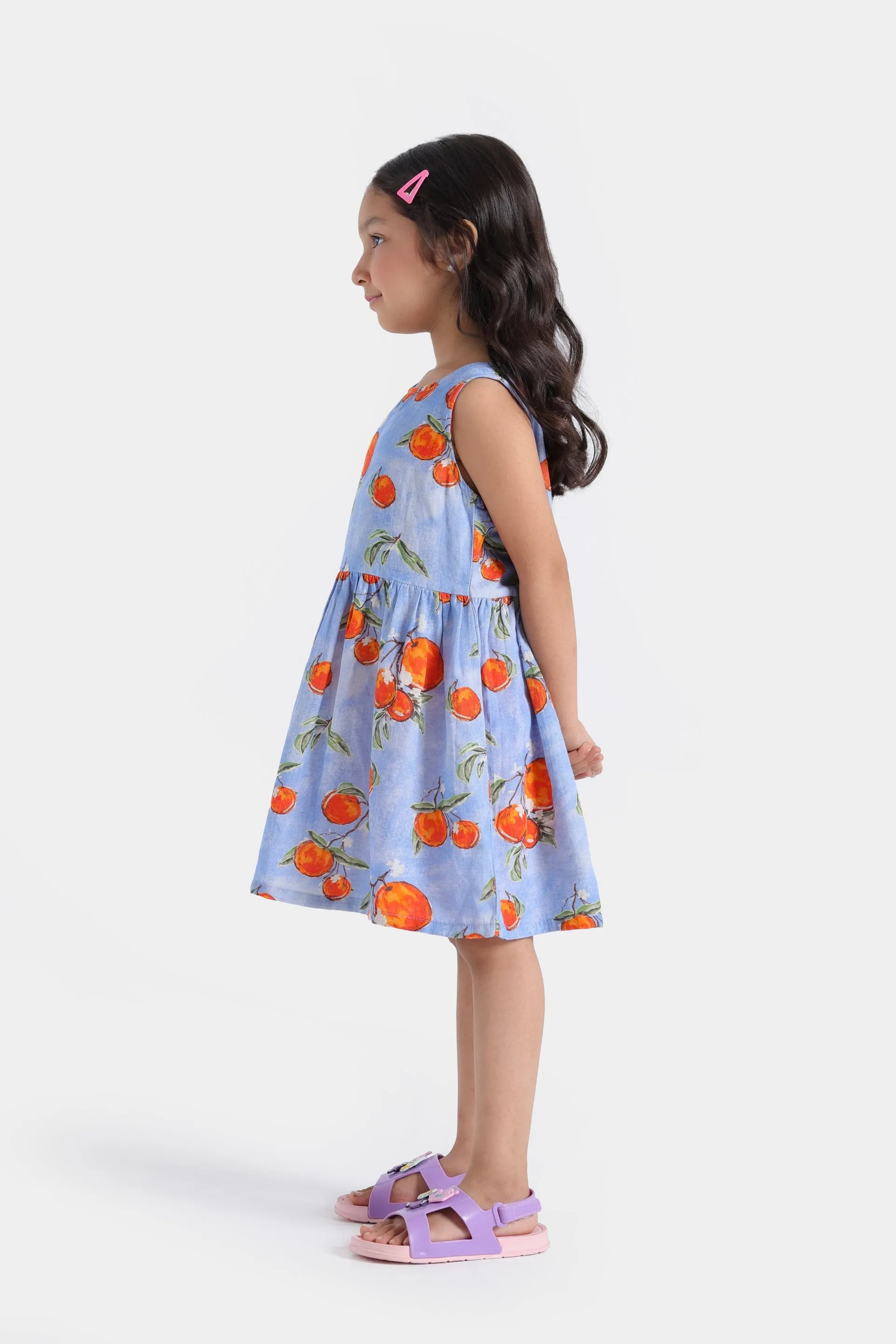 All-Over Printed Dress