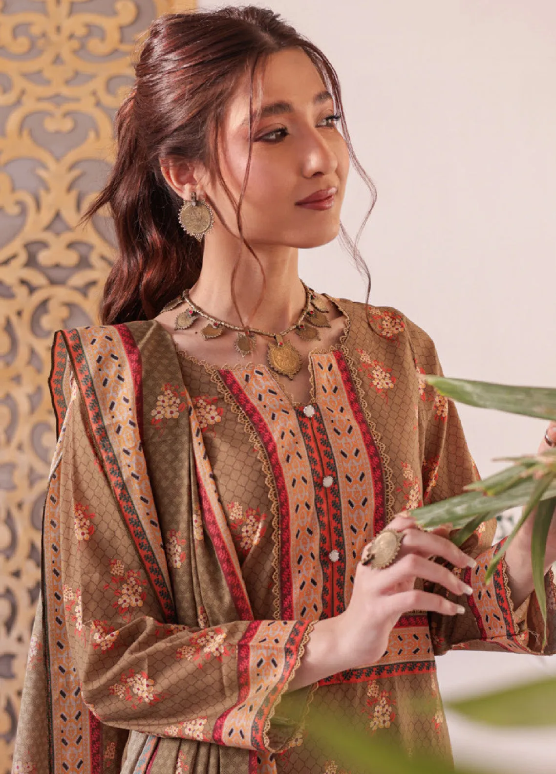 Andaaz By MTF Digital Printed Lawn 3 Piece Unstitched Suit MTF24ADPL-03
