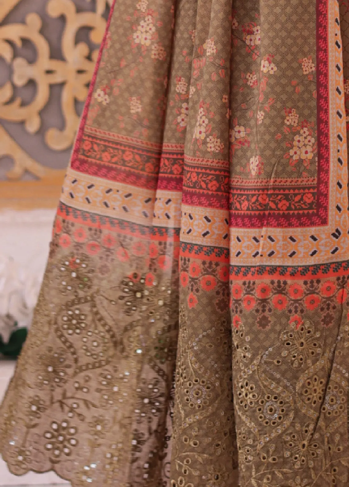 Andaaz By MTF Digital Printed Lawn 3 Piece Unstitched Suit MTF24ADPL-03