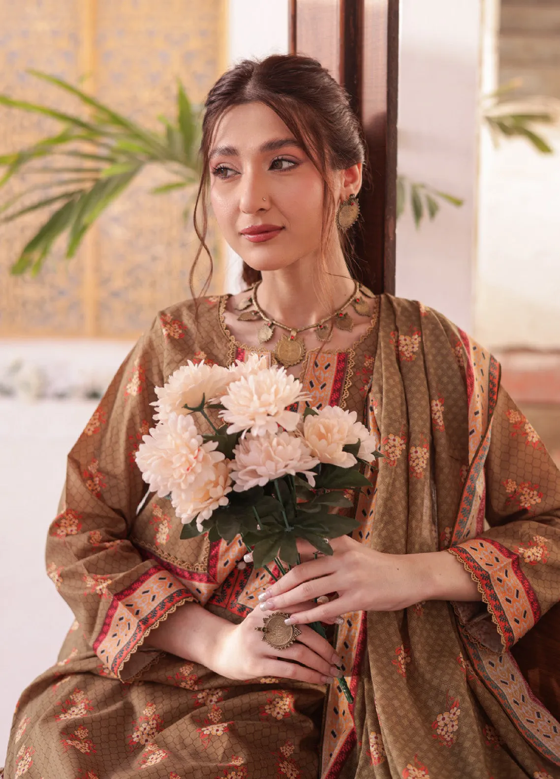 Andaaz By MTF Digital Printed Lawn 3 Piece Unstitched Suit MTF24ADPL-03