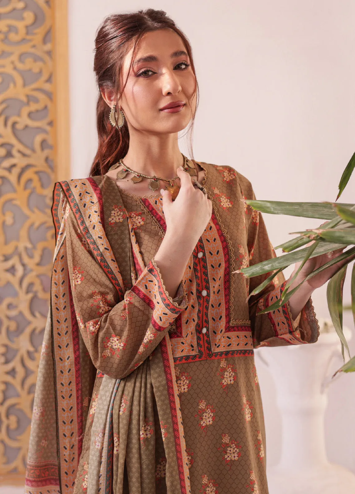 Andaaz By MTF Digital Printed Lawn 3 Piece Unstitched Suit MTF24ADPL-03