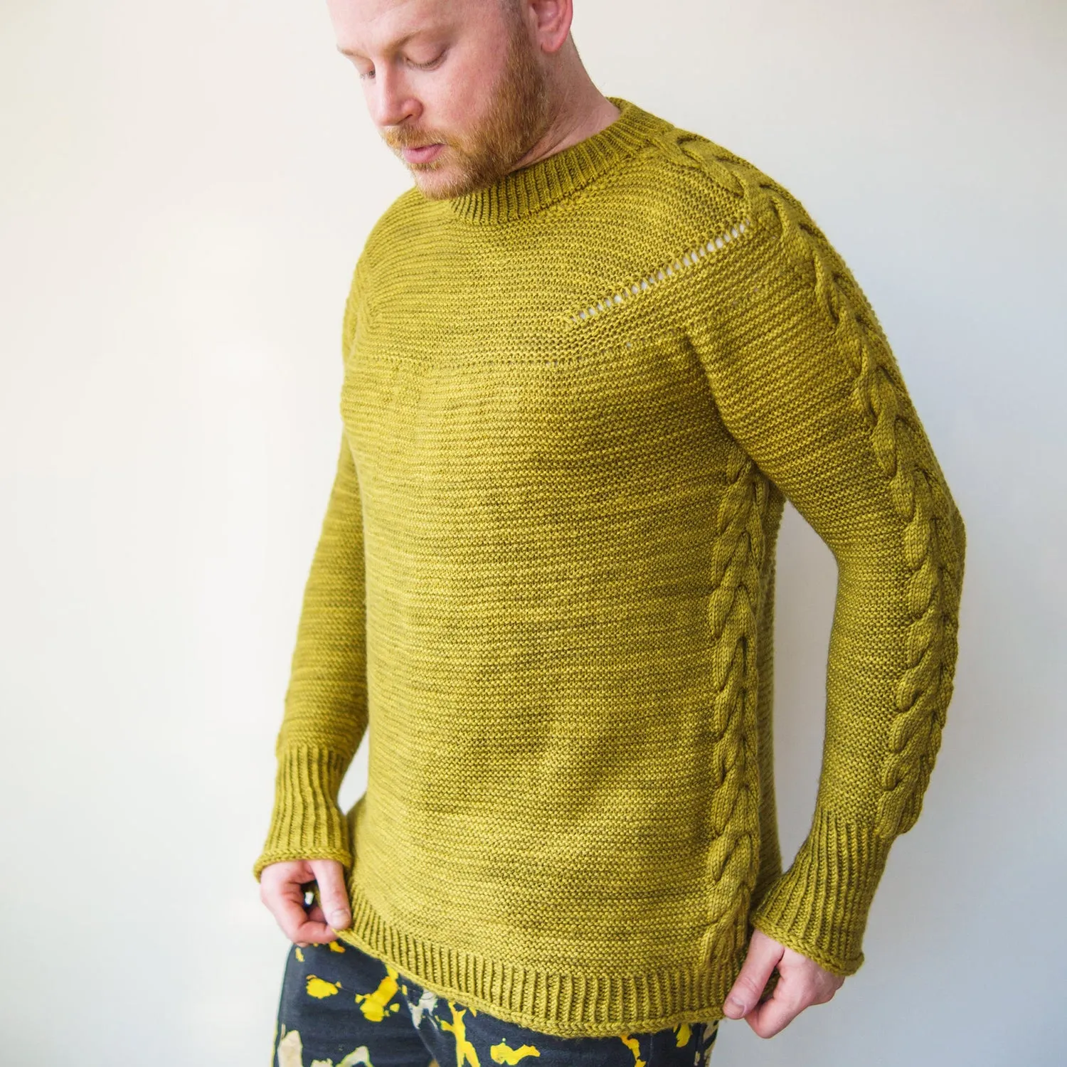 ANTLER SLEEVE SWEATER - GLOW