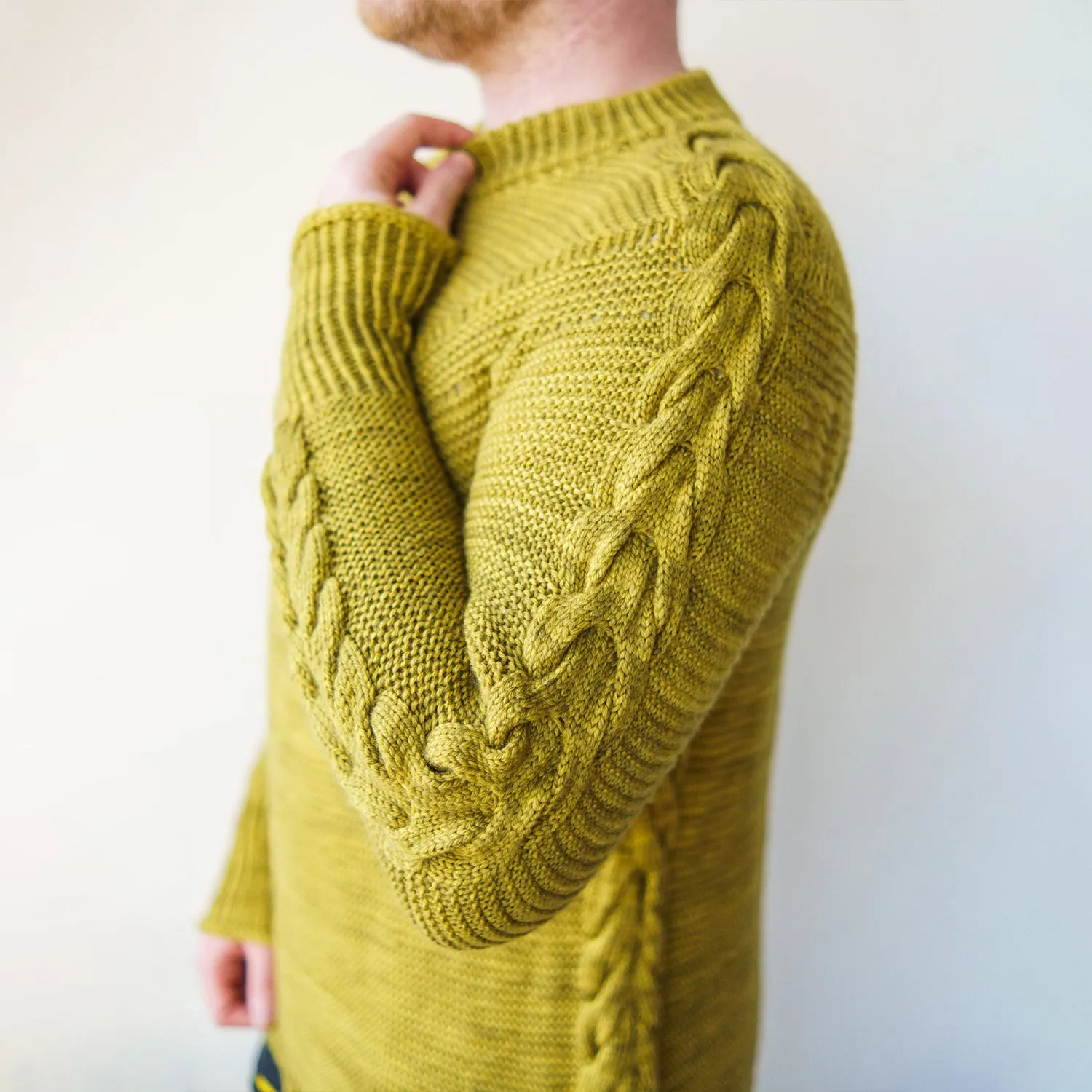 ANTLER SLEEVE SWEATER - GLOW