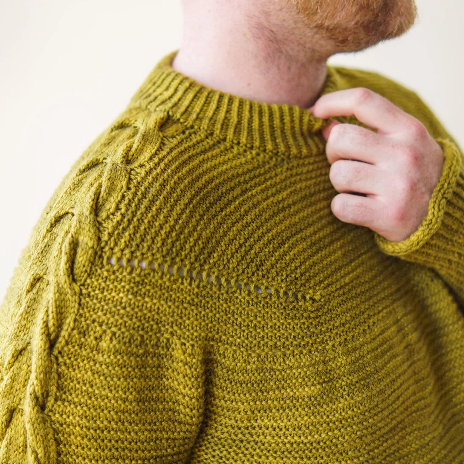 ANTLER SLEEVE SWEATER - GLOW