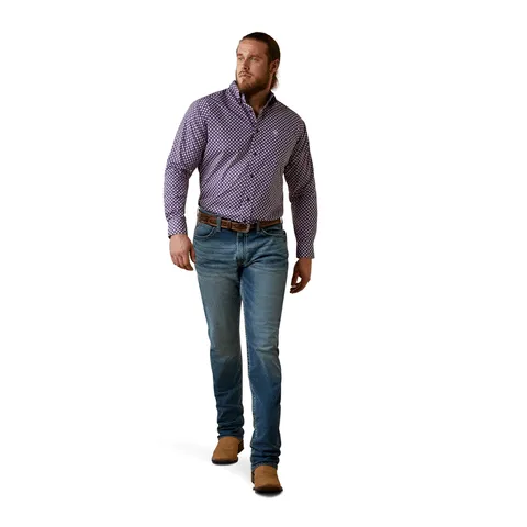 Ariat Men's Misael Floral Print Classic Fit Long Sleeve Button Down Western Shirt 10044985
