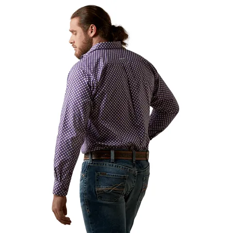 Ariat Men's Misael Floral Print Classic Fit Long Sleeve Button Down Western Shirt 10044985