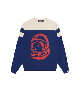 ASTRO KNITTED CREWNECK - BLUE