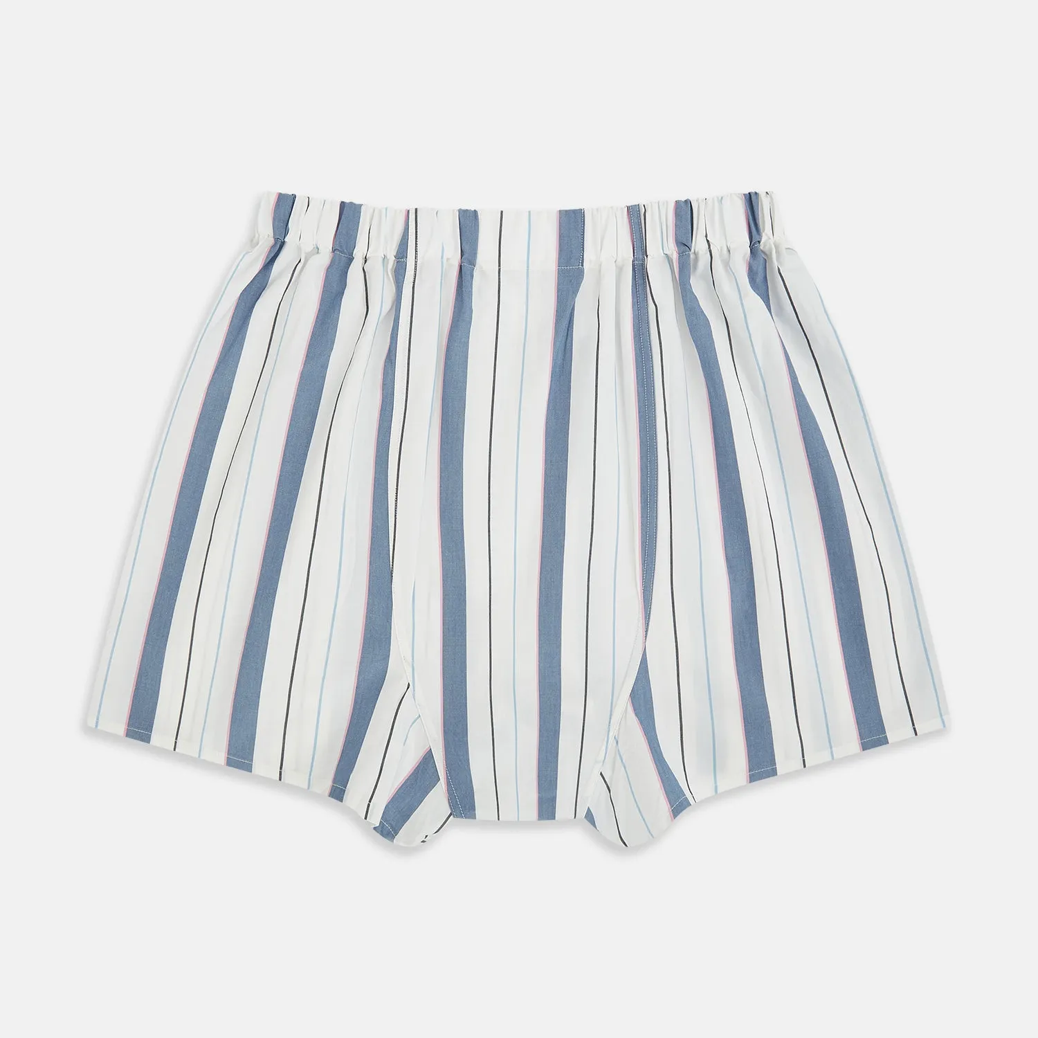 Blue Blazer Stripe Godfrey Boxer Shorts