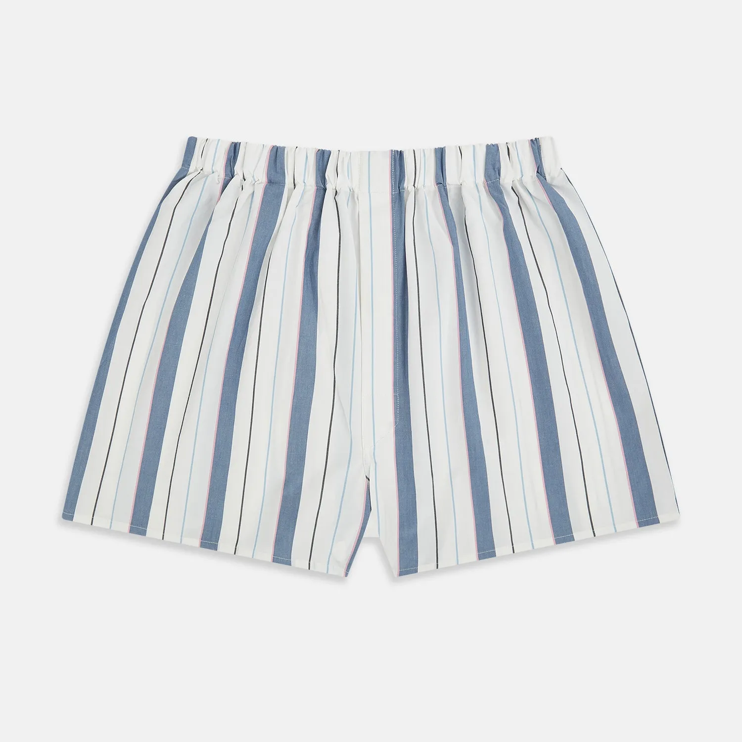 Blue Blazer Stripe Godfrey Boxer Shorts