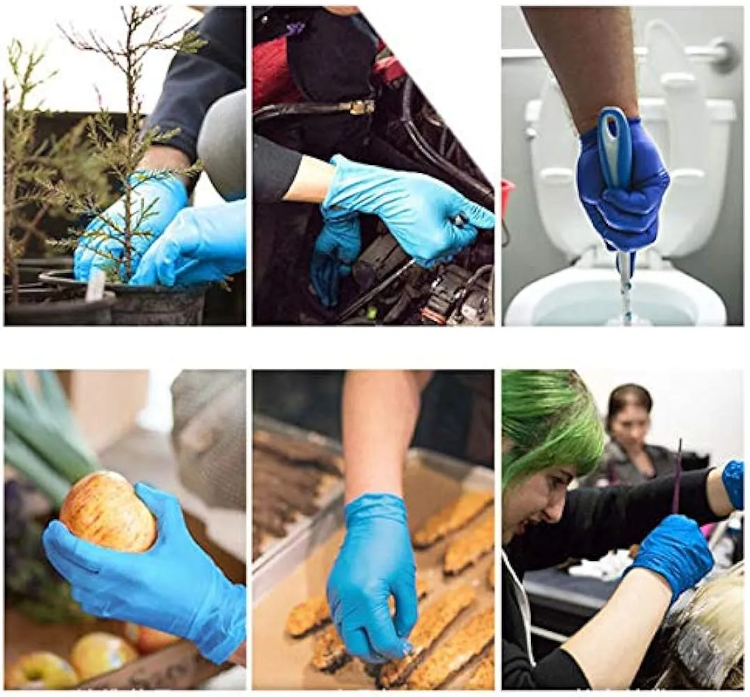Blue Vinyl Powder Free Gloves - 1000 gloves
