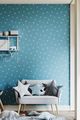 Bobbi Beck Twinkle Blue Wallpaper