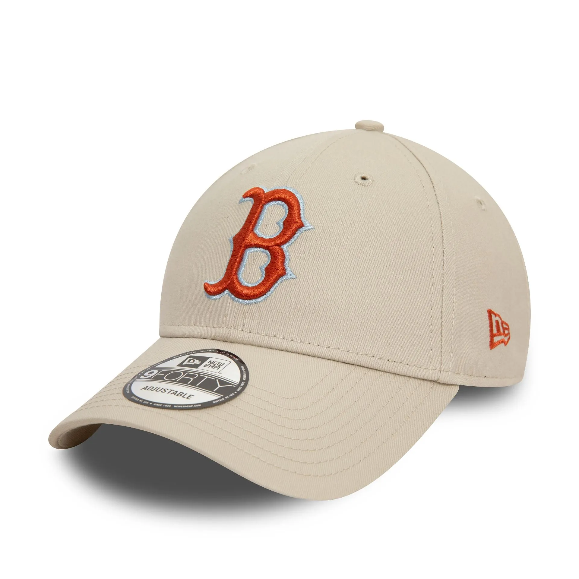 Boston Red Sox MLB Patch Light Beige 9FORTY Adjustable Cap
