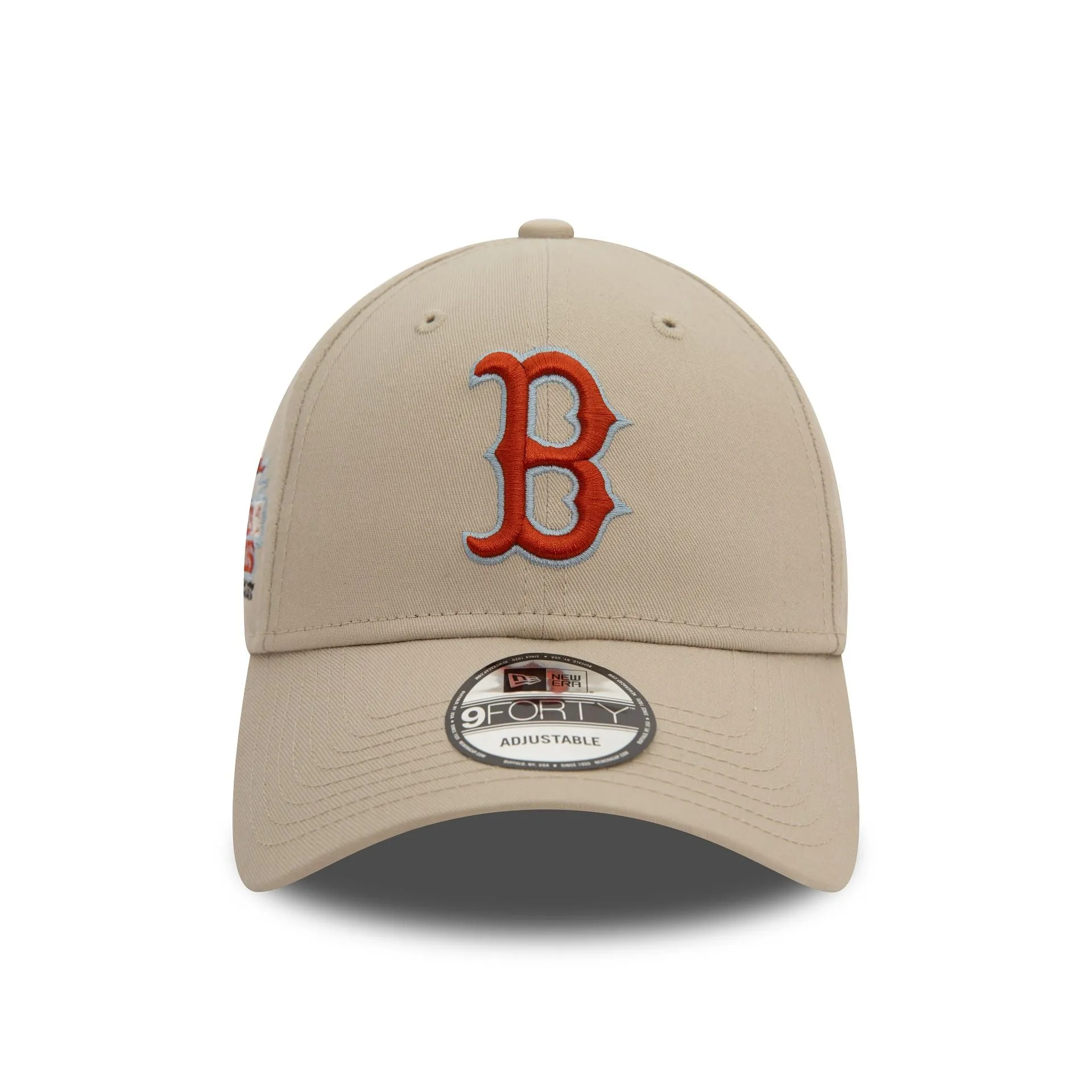 Boston Red Sox MLB Patch Light Beige 9FORTY Adjustable Cap