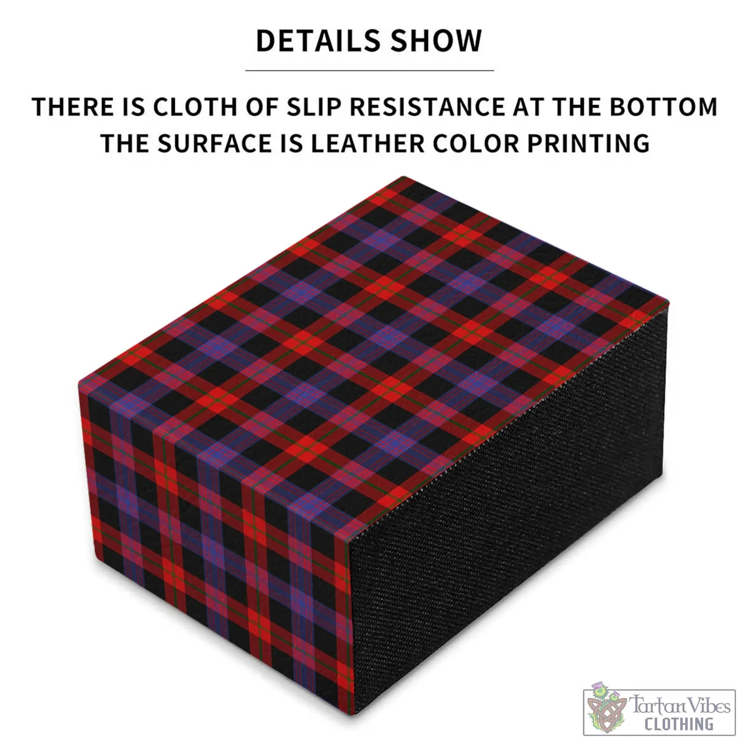 Broun Modern Tartan Pen Holder
