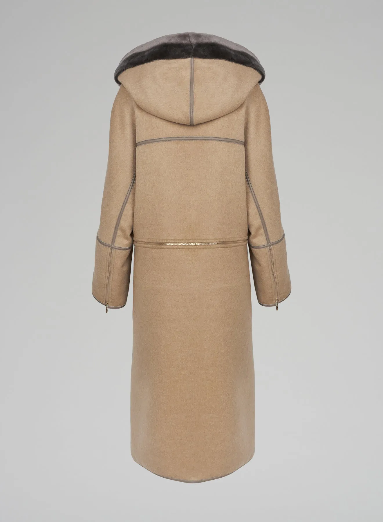 CAPPOTTO IN ANGORA E MONTONE