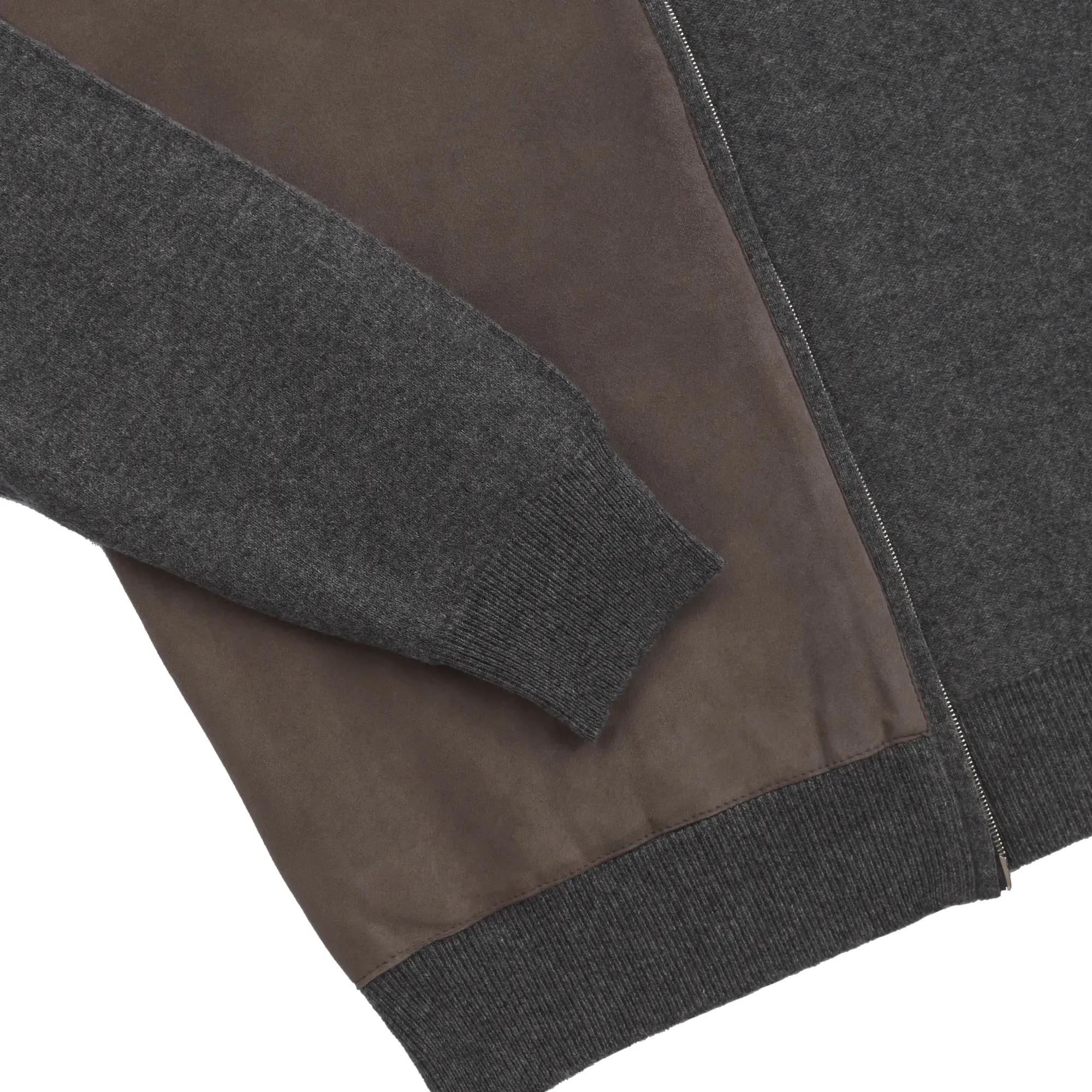 Cashmere Hooded Blouson in Taupe