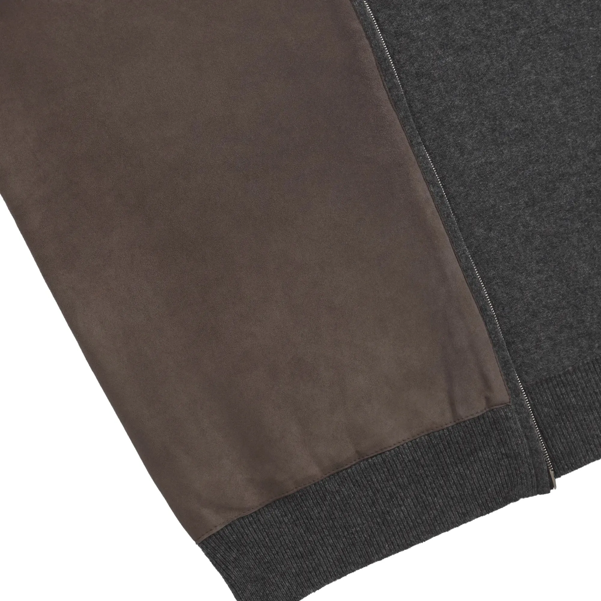 Cashmere Hooded Blouson in Taupe