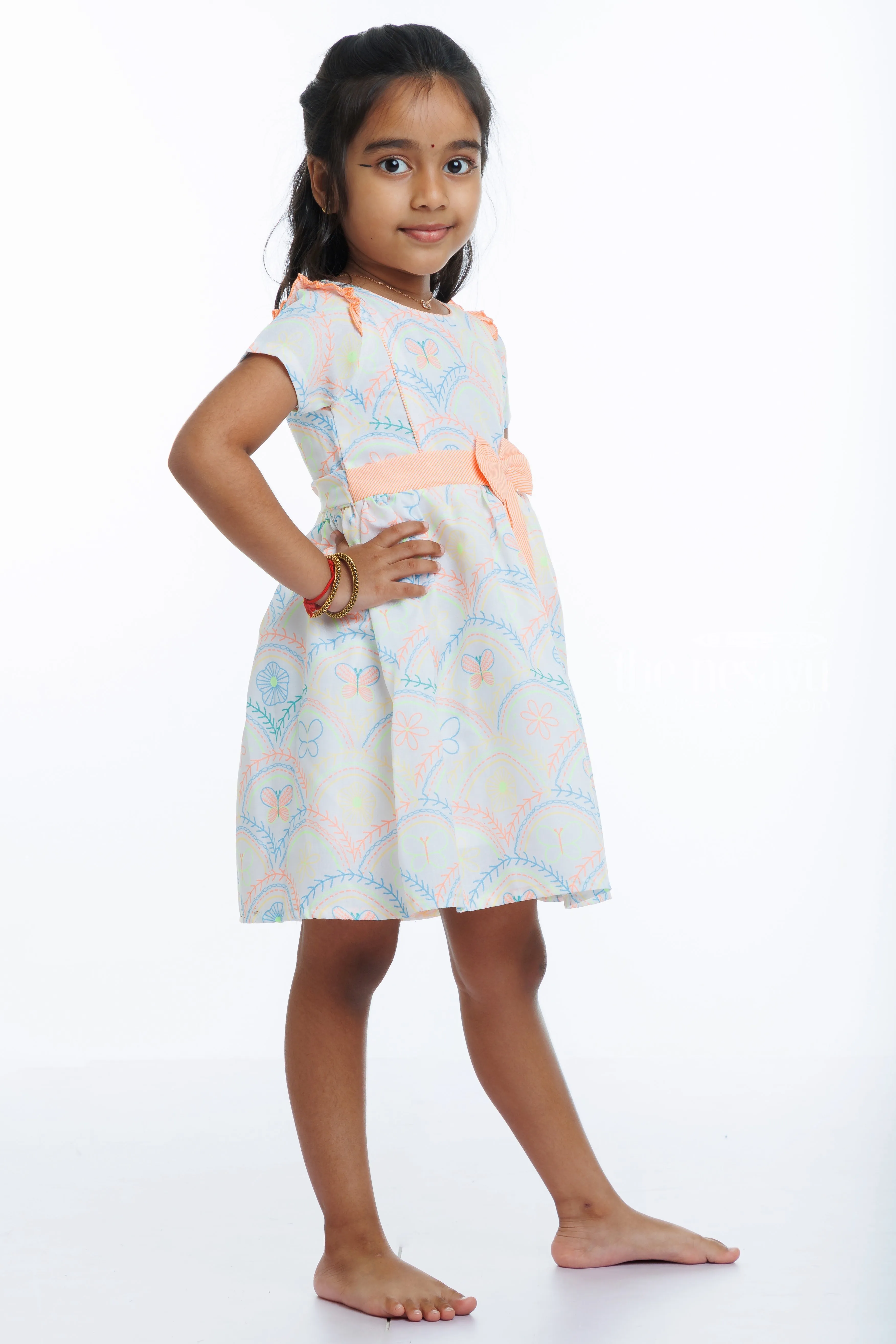 Charming Cotton Frock for Young Girls - Perfect for Festivities and Daily Wear