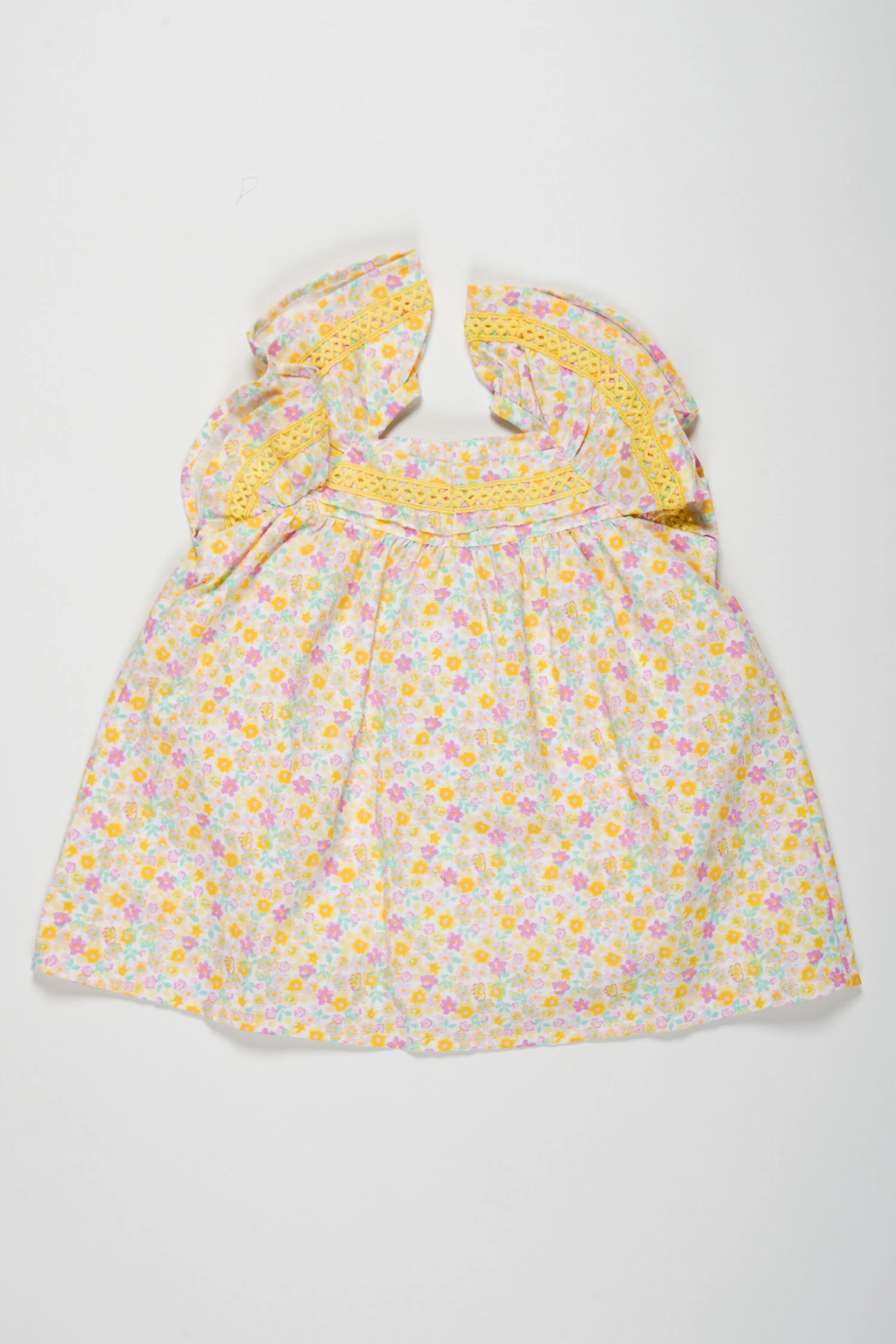 Charming Floral Cotton Frock for Baby Girls