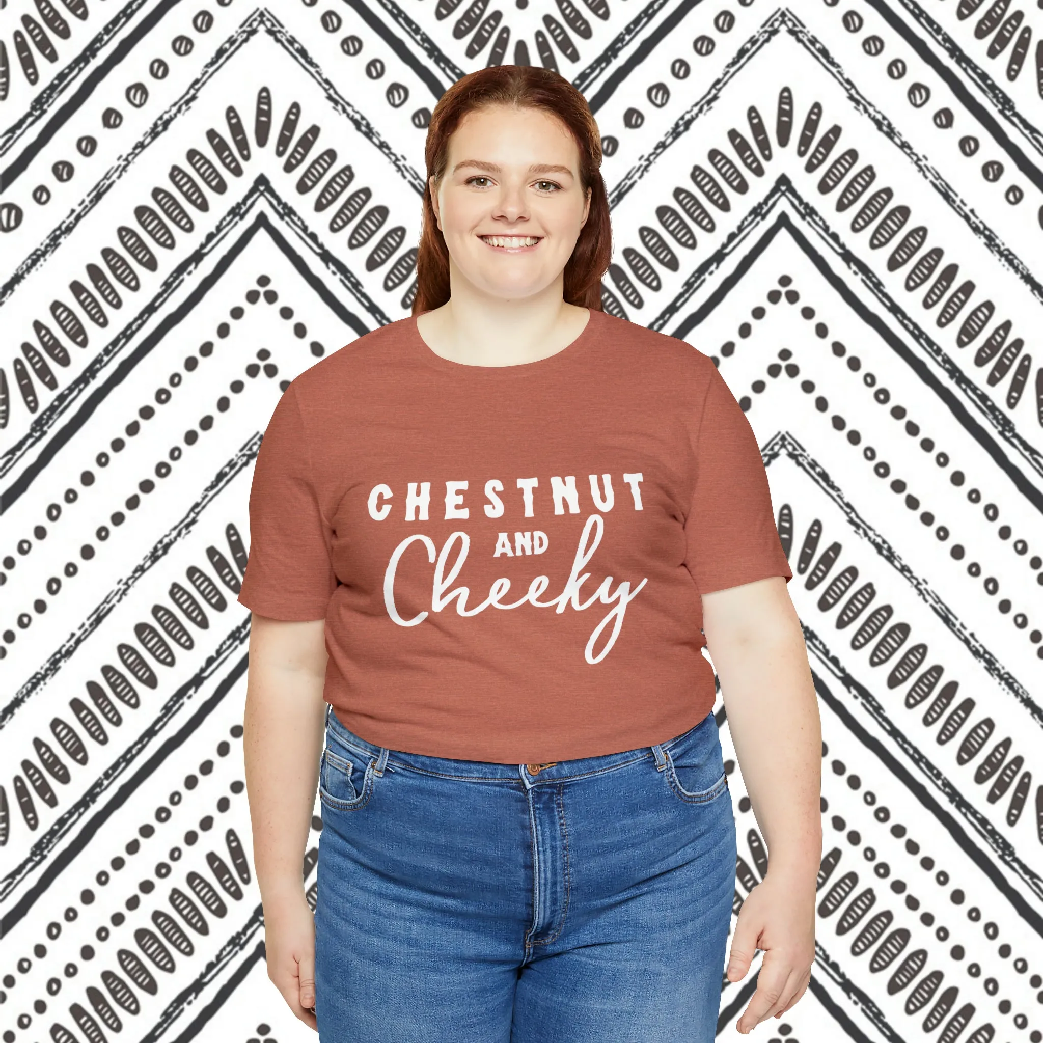 Chestnut & Cheeky Short Sleeve Tee