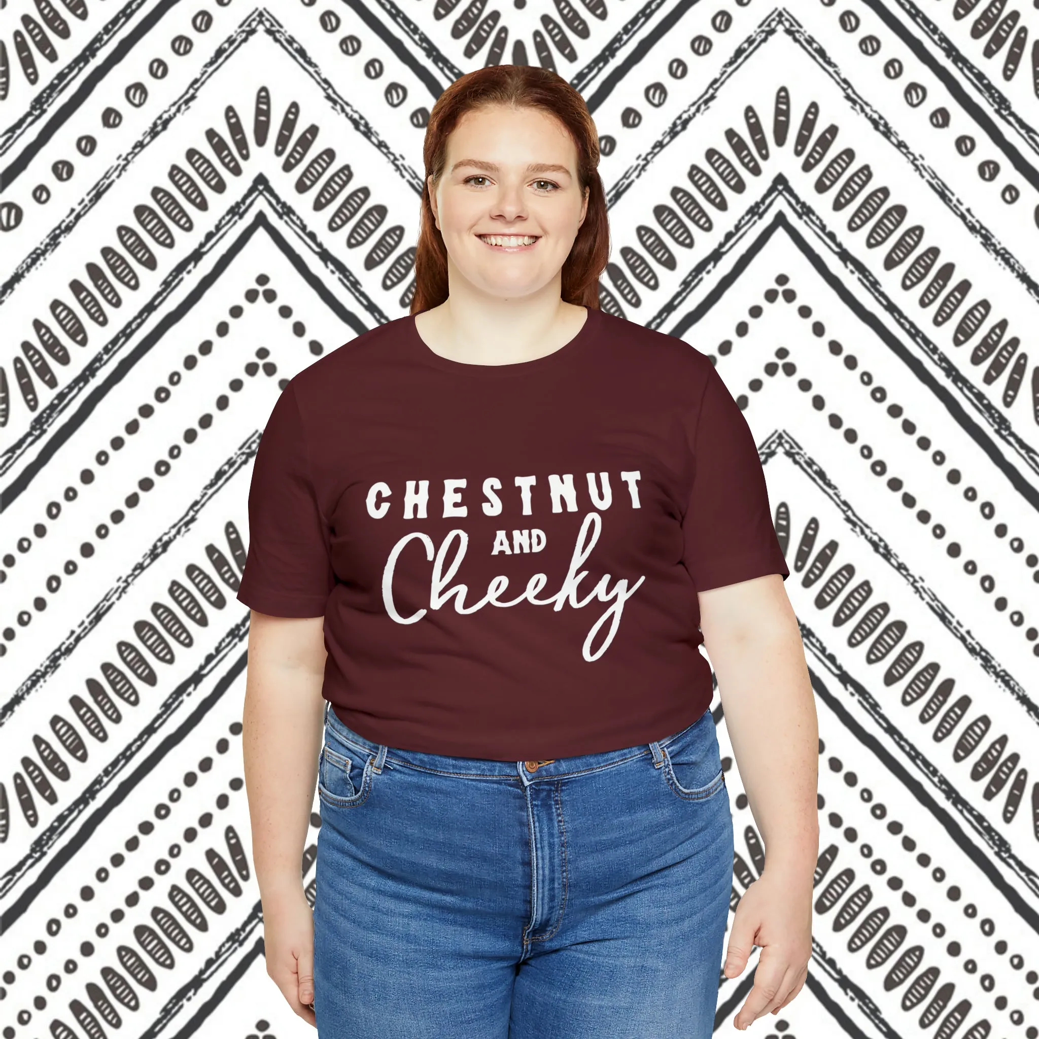 Chestnut & Cheeky Short Sleeve Tee