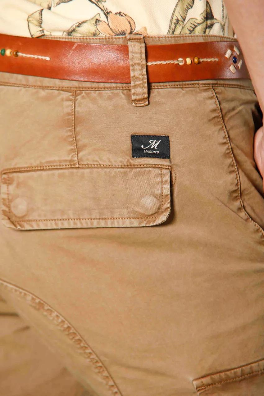 Chile pantalone cargo uomo in twill stretch icon washing extra slim