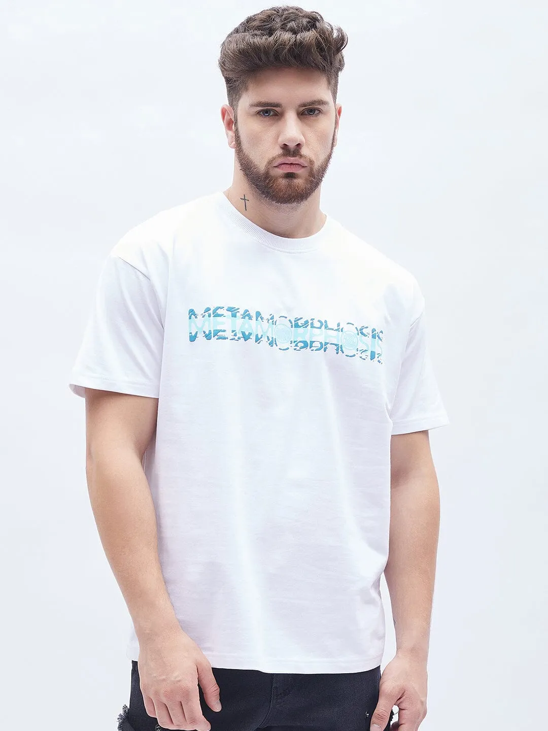 Drip Butterfly Oversized Tshirt