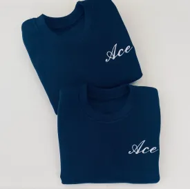 Embroidered Name Sweater