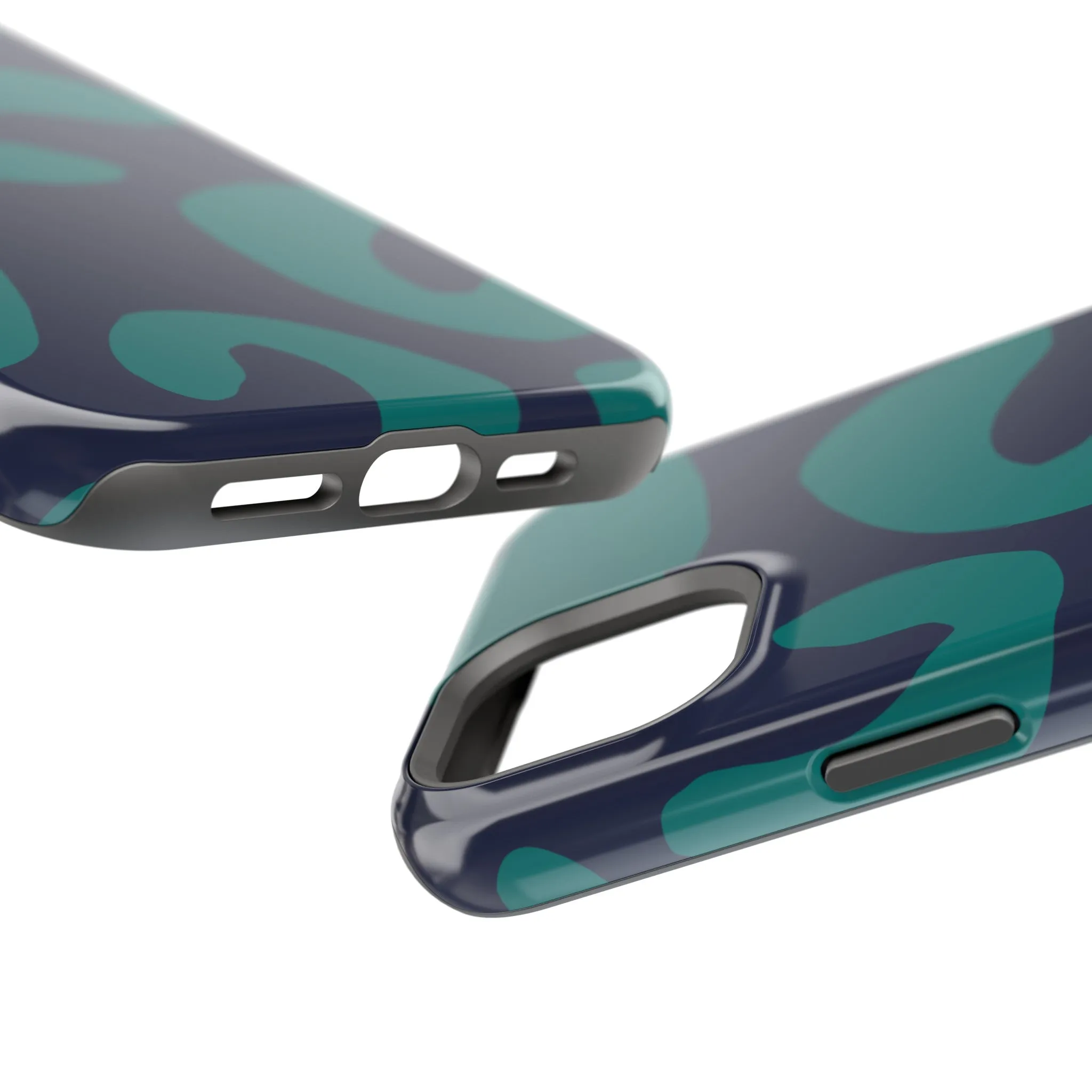Emerald Wild | Blue Abstract Case