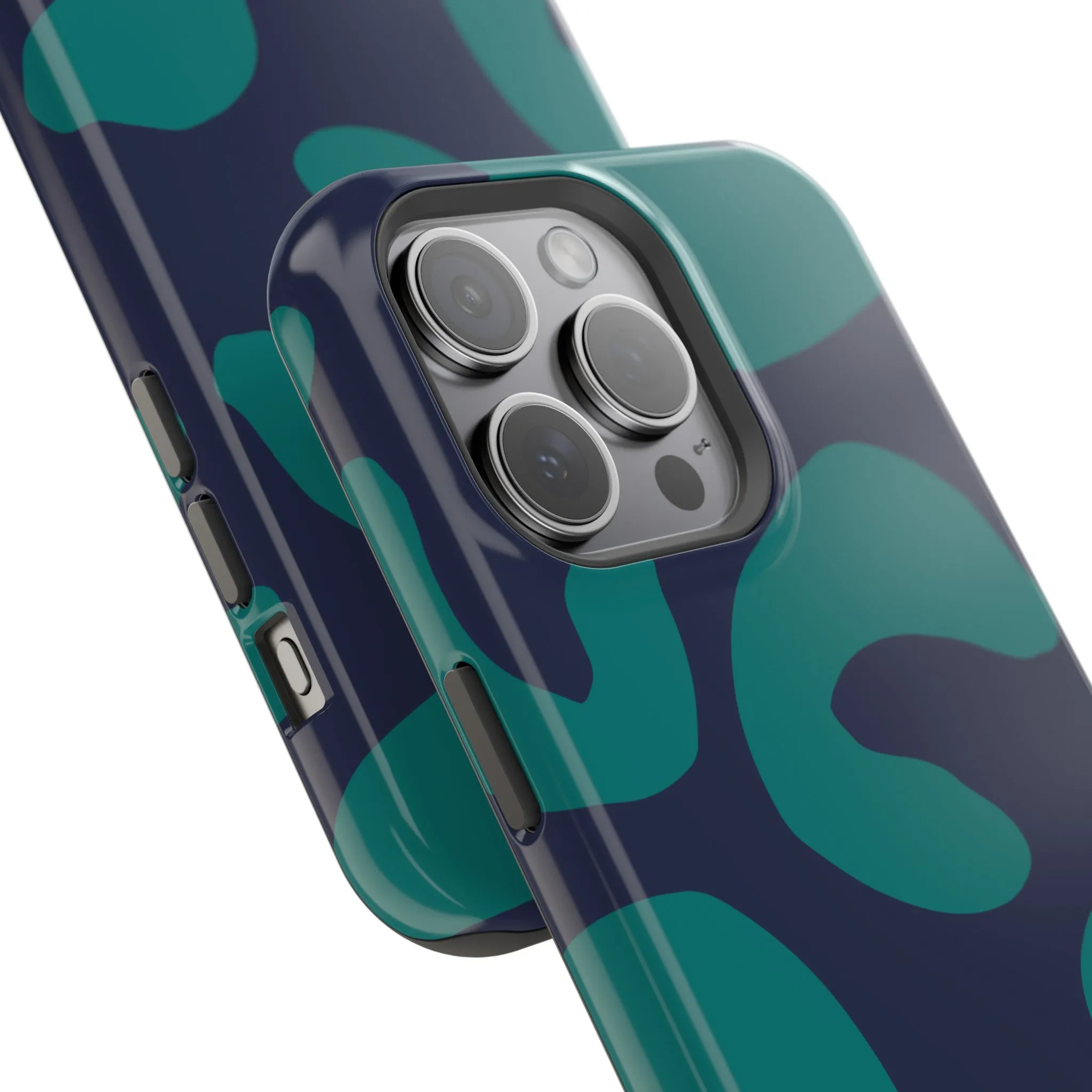 Emerald Wild | Blue Abstract Case