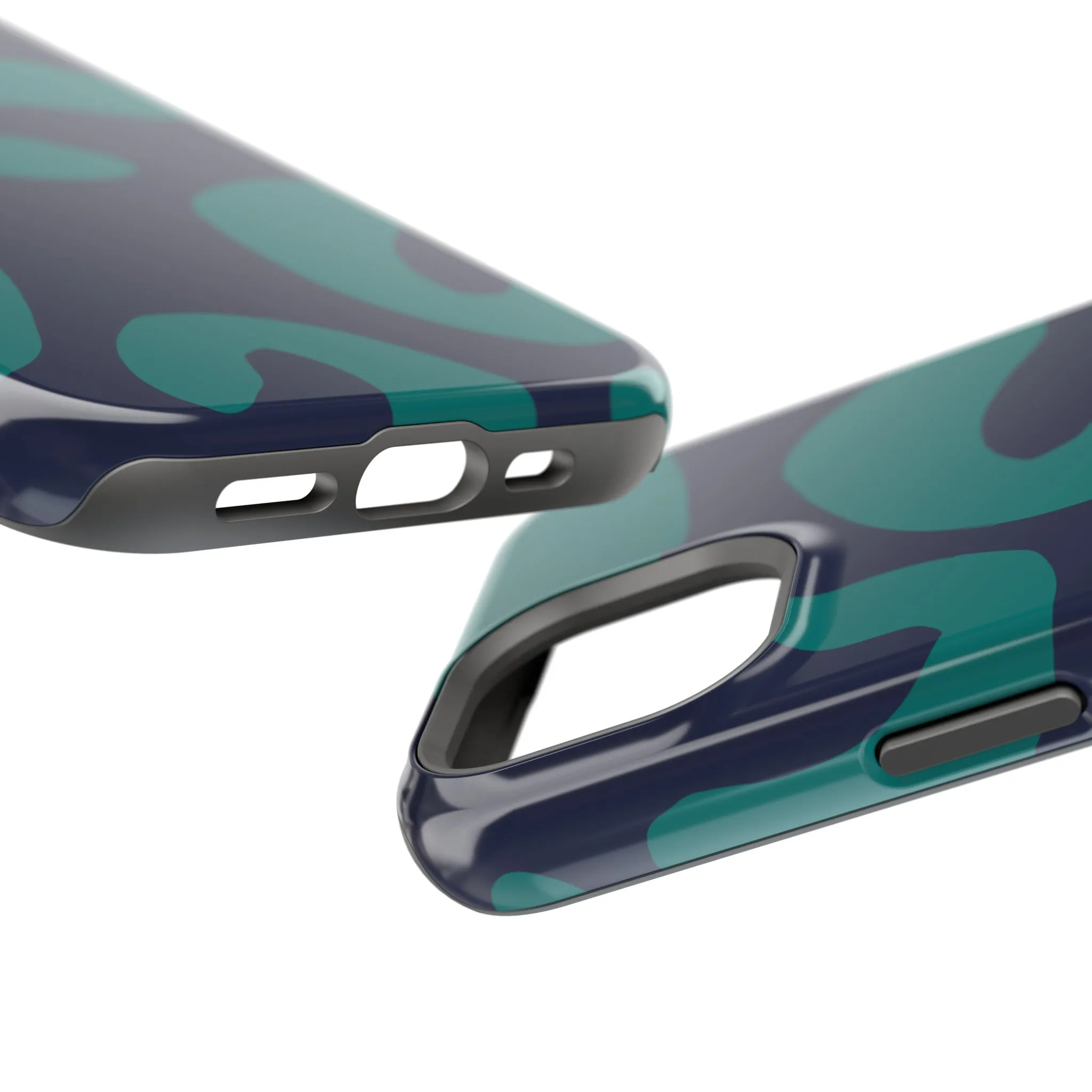Emerald Wild | Blue Abstract Case