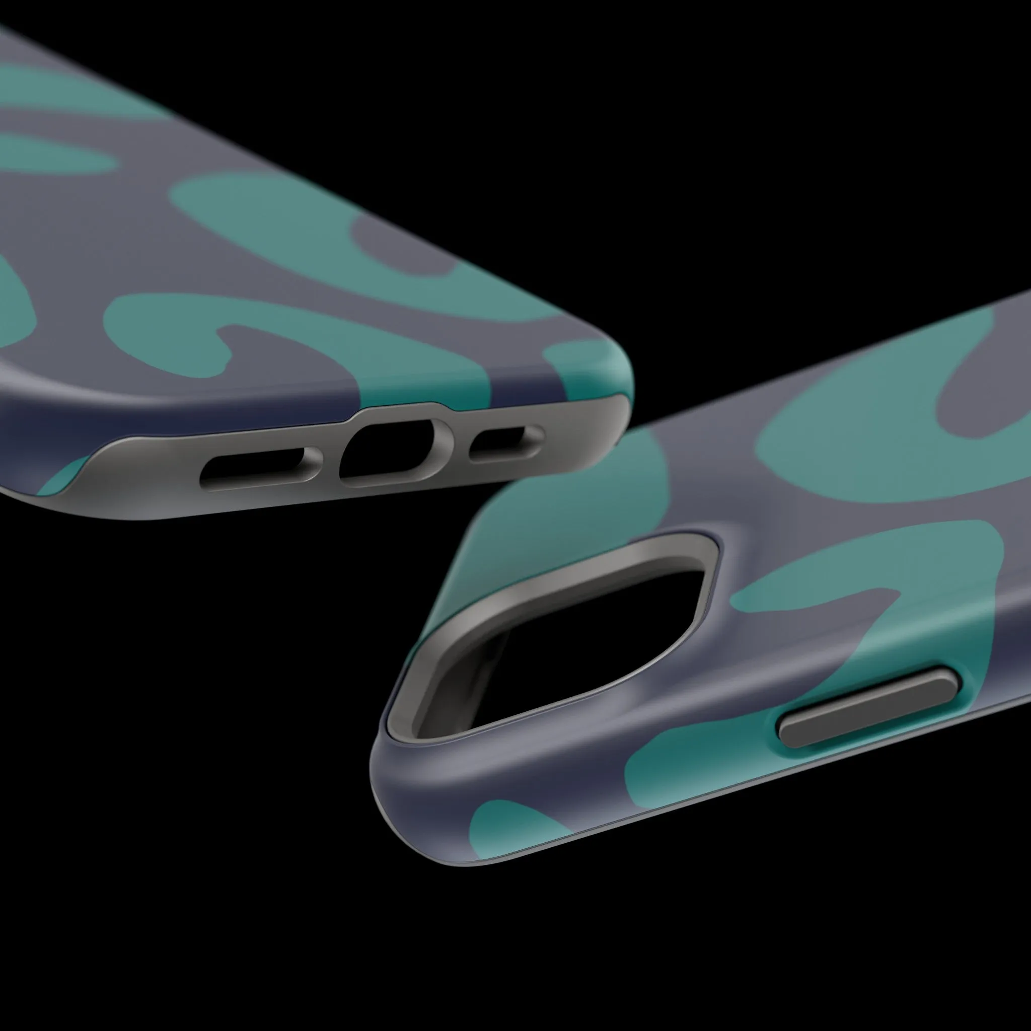 Emerald Wild | Blue Abstract Case