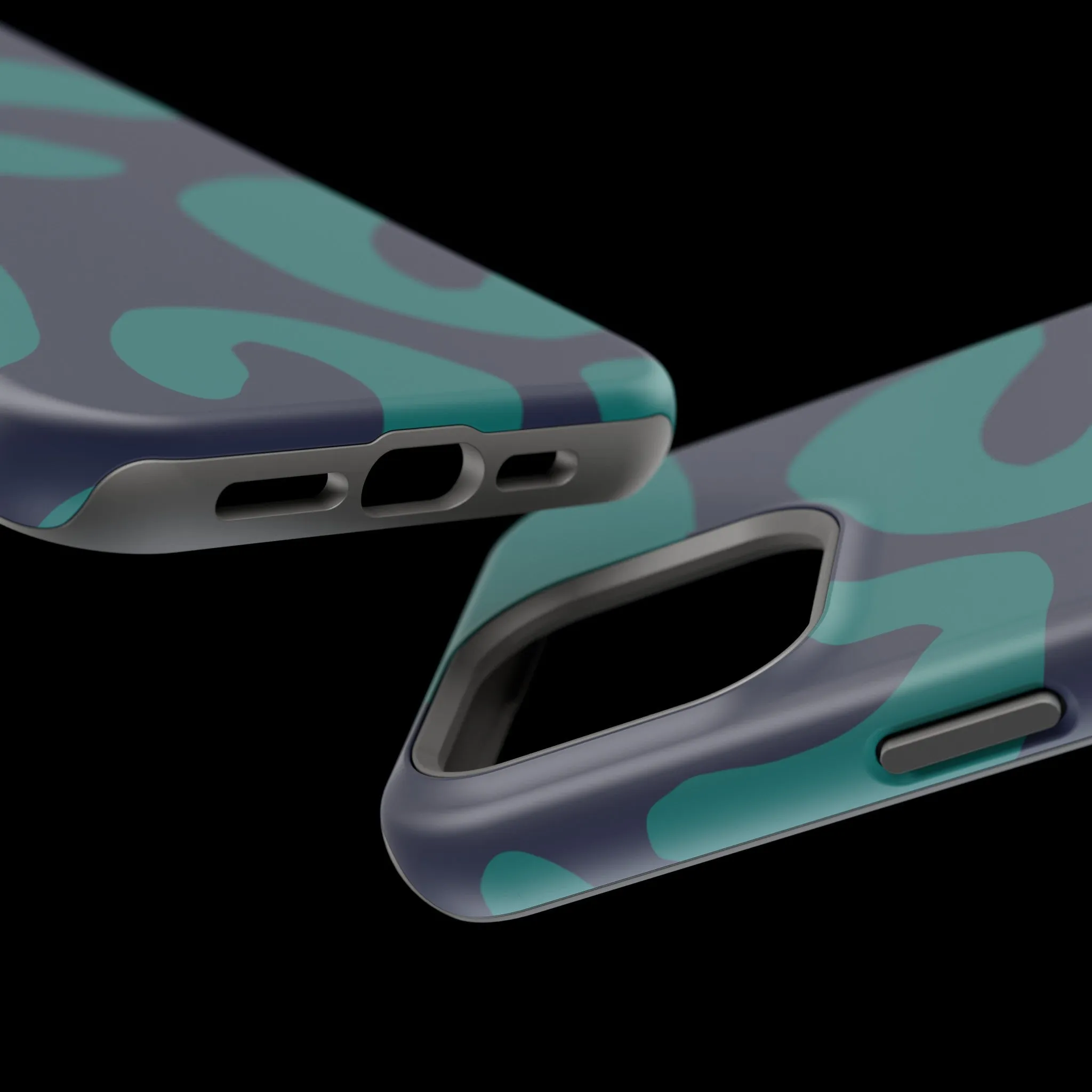 Emerald Wild | Blue Abstract Case