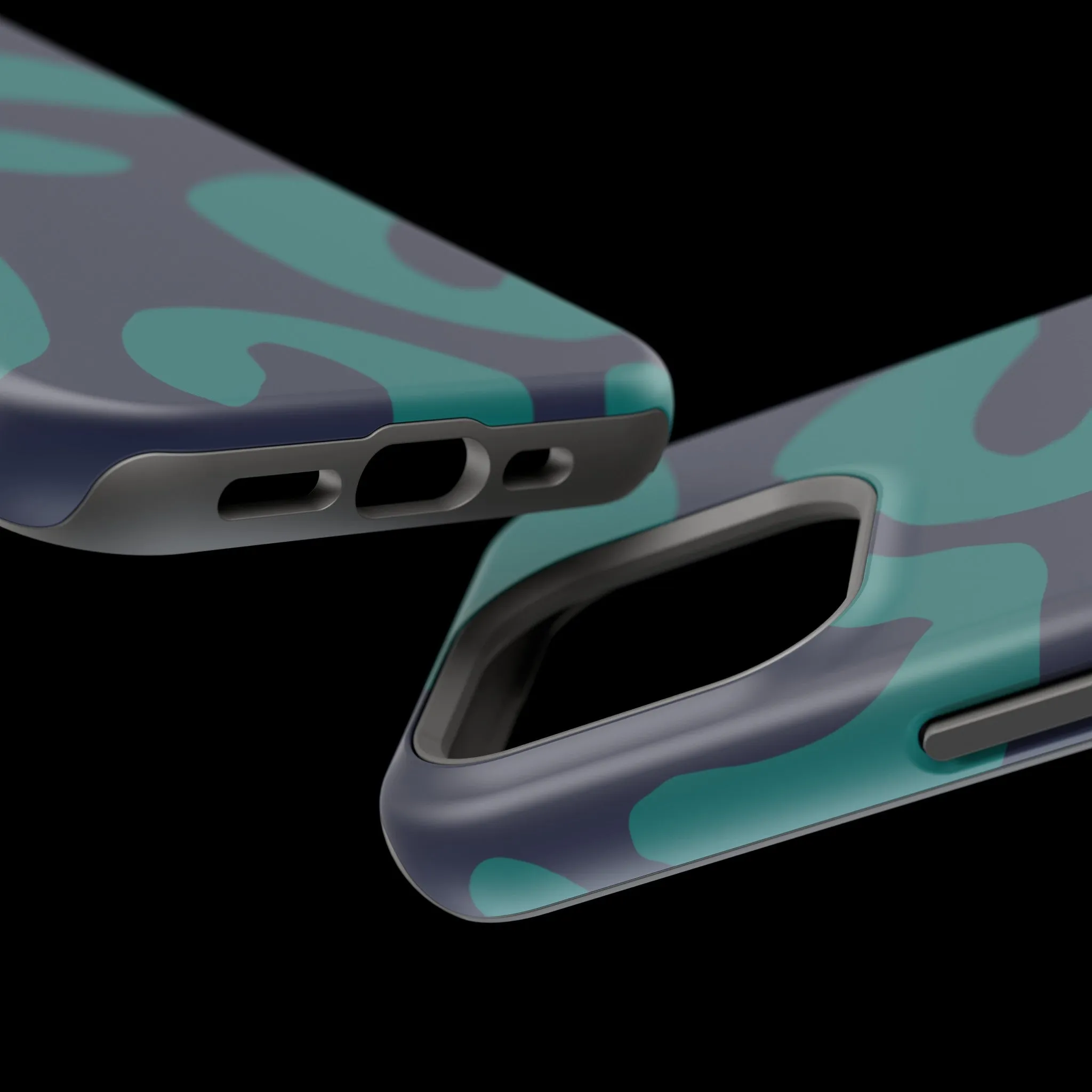 Emerald Wild | Blue Abstract Case
