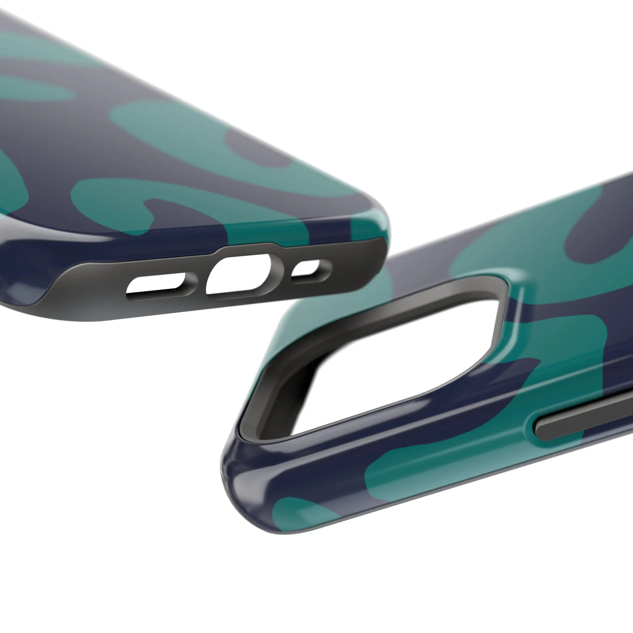 Emerald Wild | Blue Abstract Case