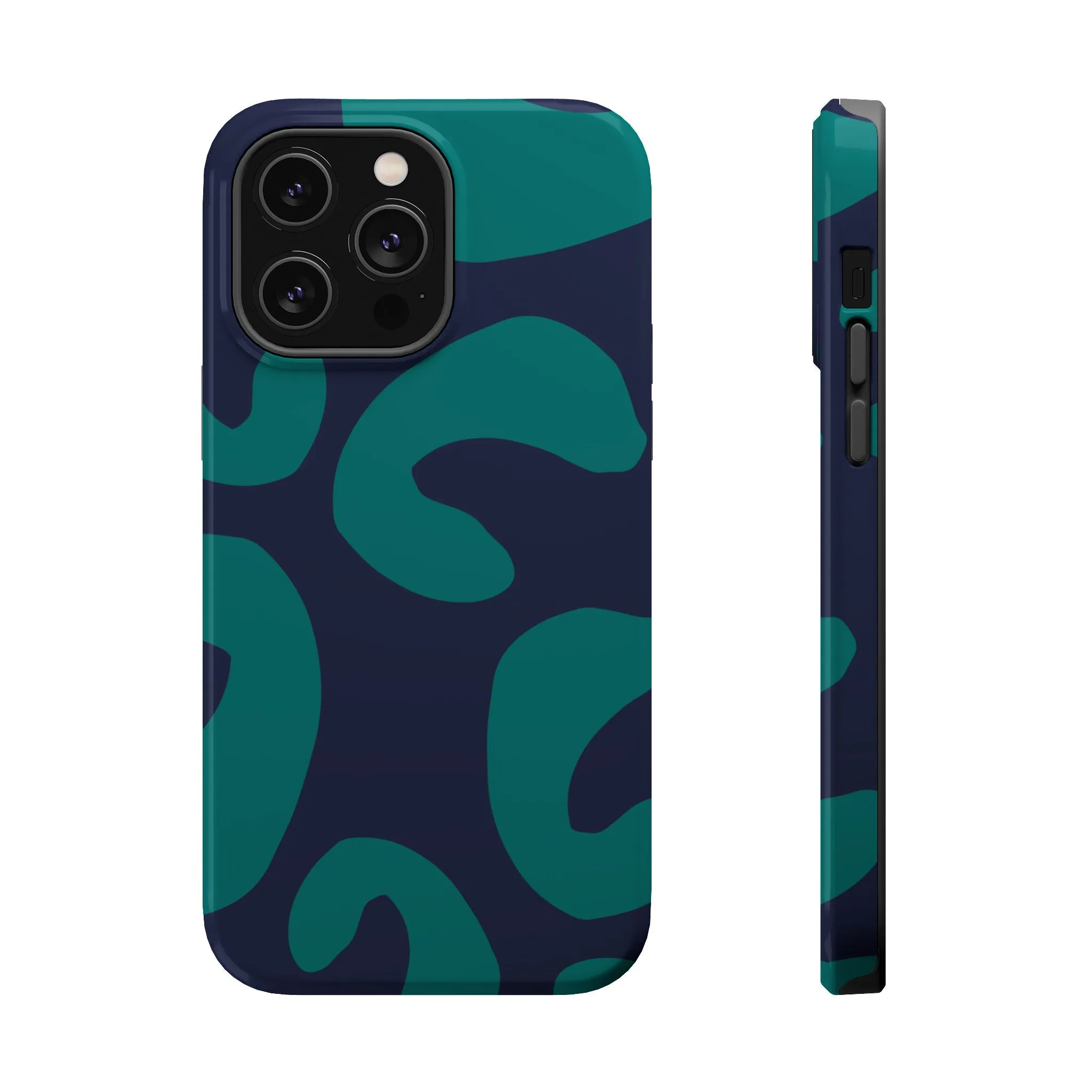 Emerald Wild | Blue Abstract Case
