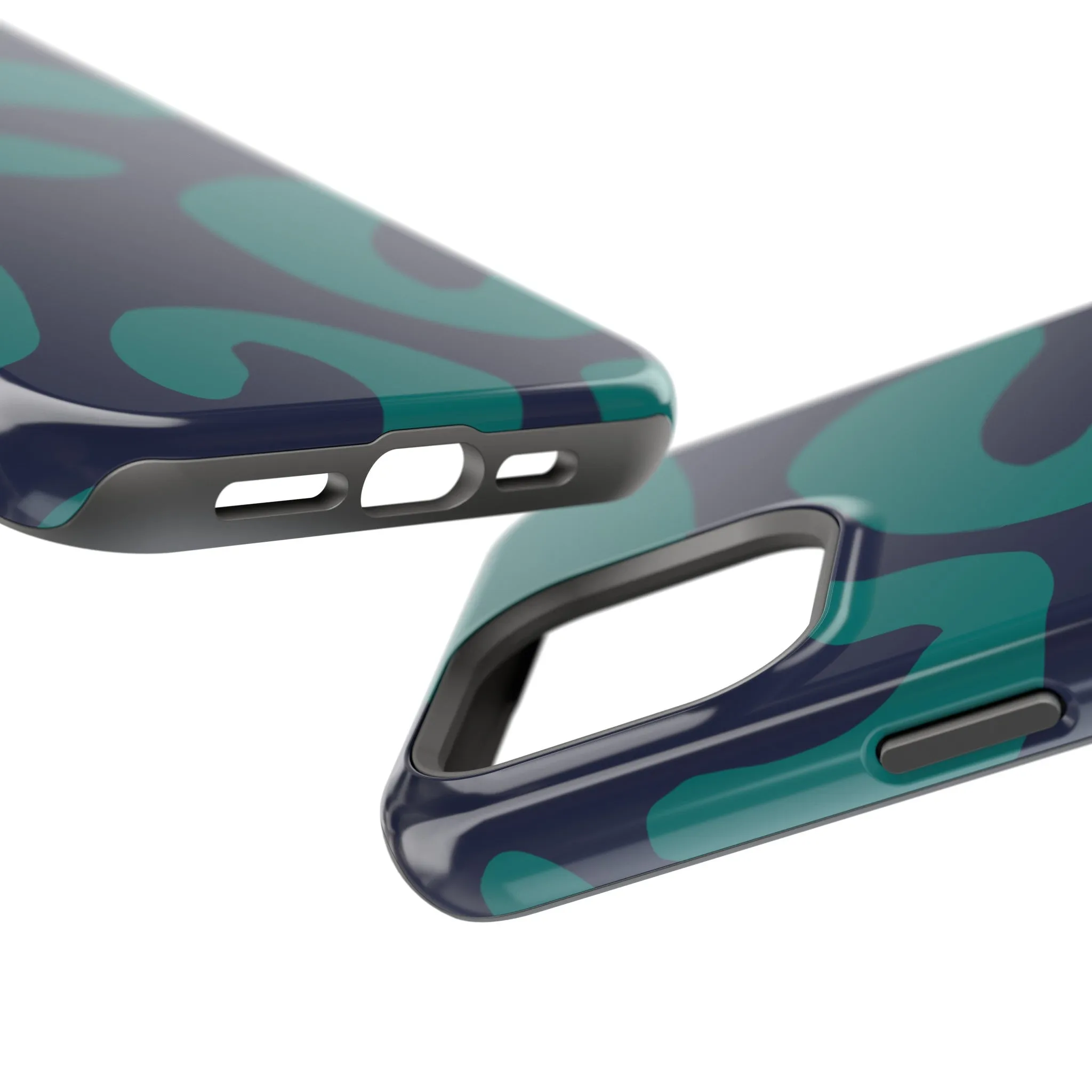 Emerald Wild | Blue Abstract Case