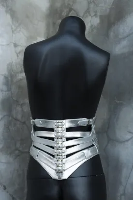 *Exclusive* Silver Quartz Corset