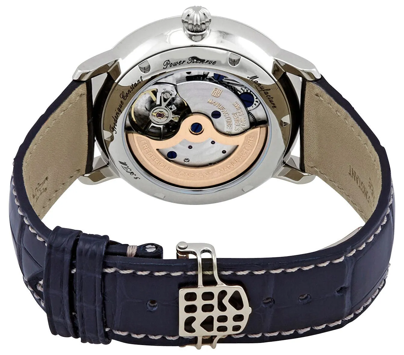 Certainly! Here’s an optimized title for the e-commerce product:

**Frederique Constant Slimline Power Reserve Automatic Mens Watch - Stainless Steel Case, Blue Dial, Blue Leather Strap, Date Function (Model FC-723NR3S6)**