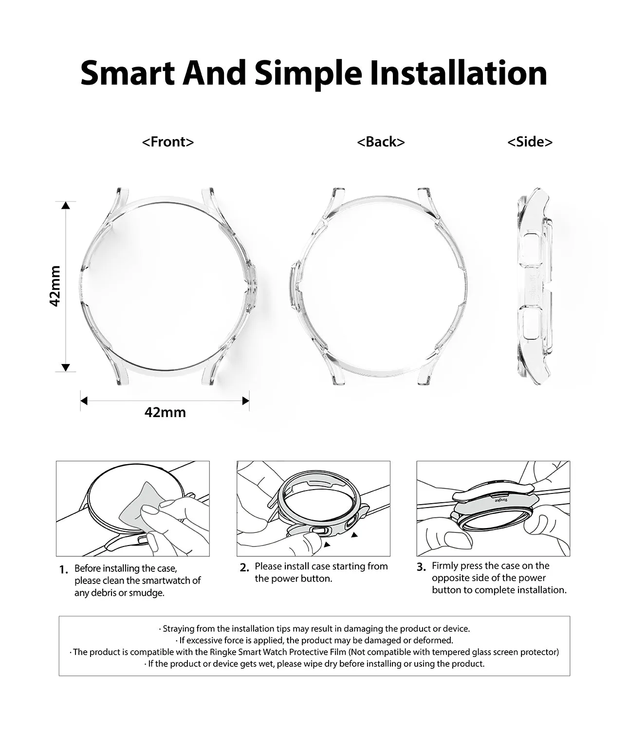 Galaxy Watch 4 Classic 42mm Case | Slim