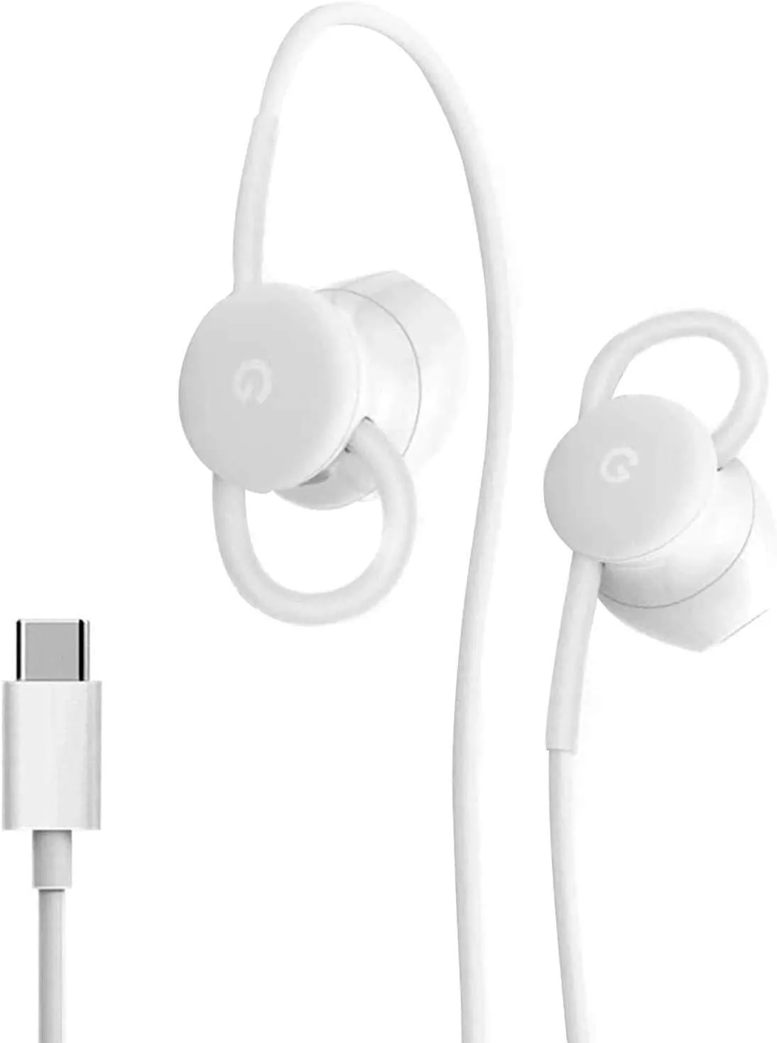 Google Pixel USB C Earbuds White - GA00485-UK
