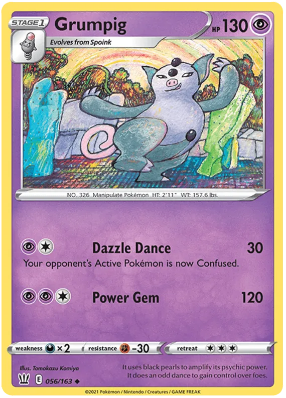 Grumpig (056/163) [Sword & Shield: Battle Styles]