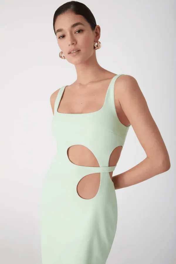 Harper Mini Dress Pistachio Sorbet