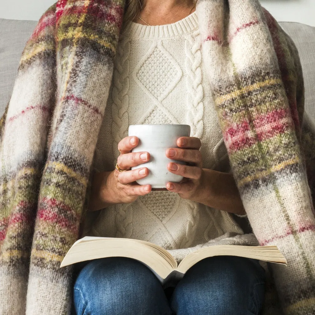 Hawea Heather Mohair Throw