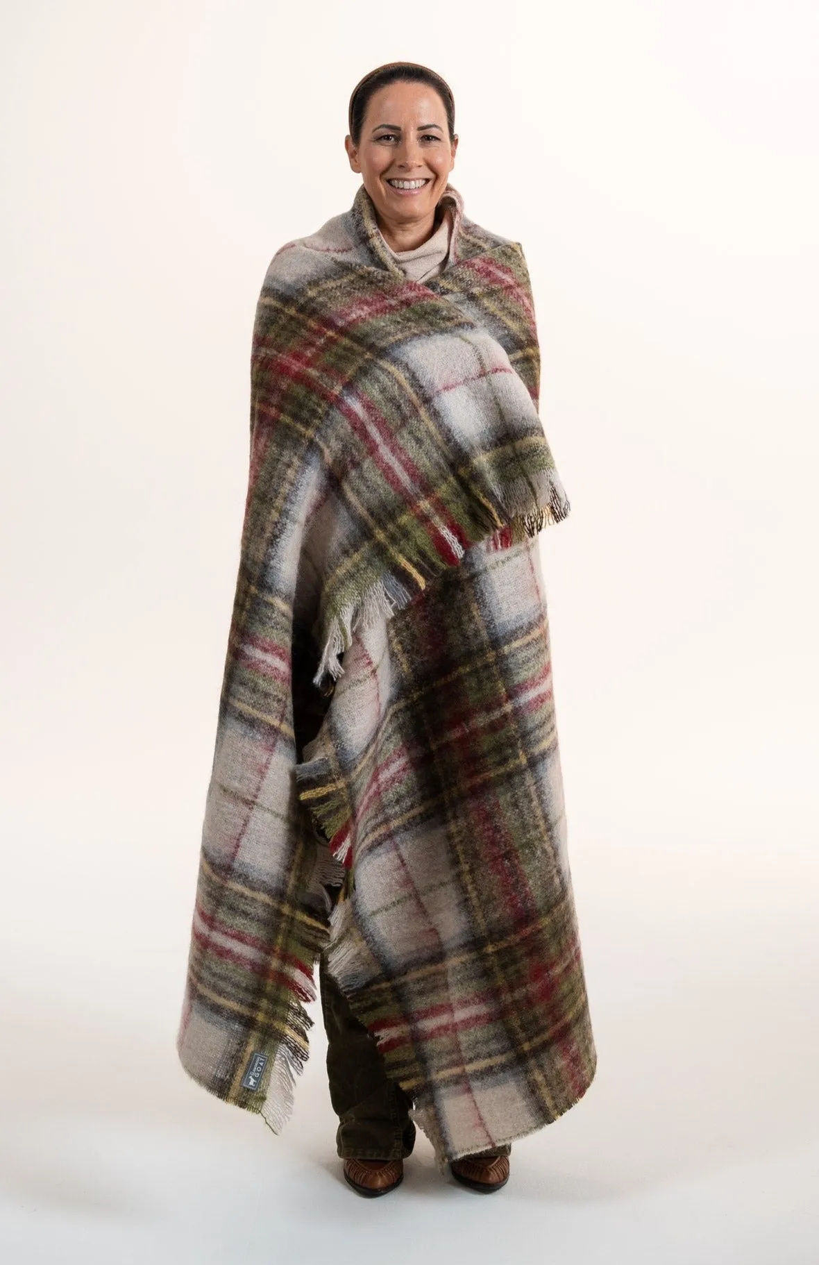 Hawea Heather Mohair Throw
