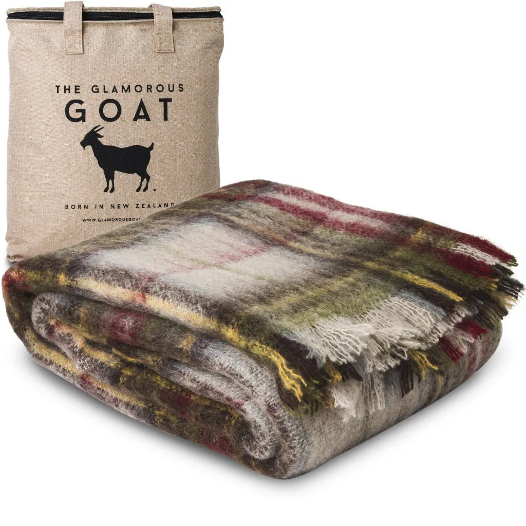 Hawea Heather Mohair Throw