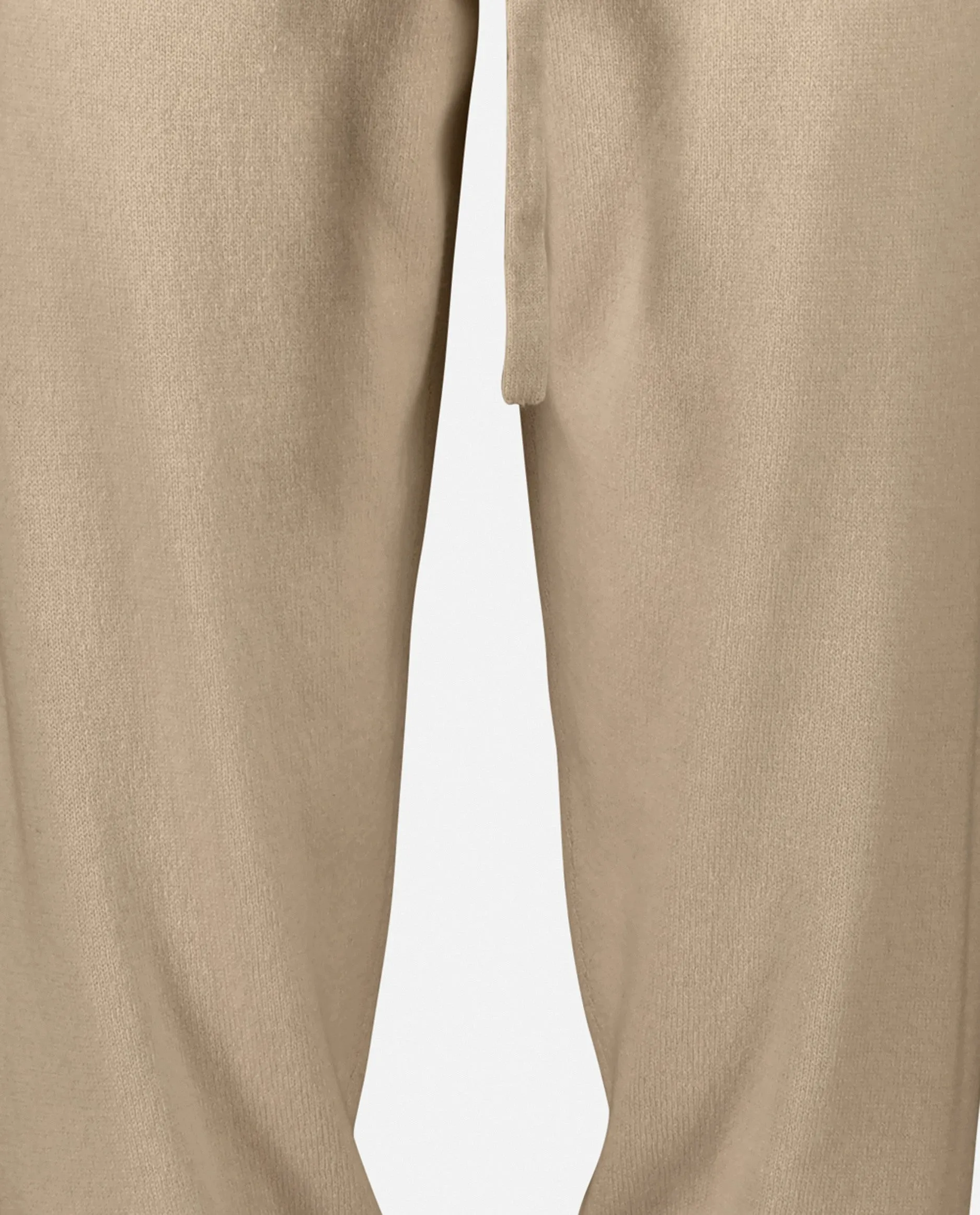 Hose aus Cashmere-Mischung in Beige